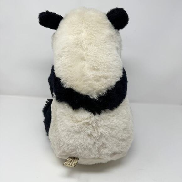 Vtg The Scarborough Collection Panda Bear Mother and Baby 13.5" Plush Realistic - Picture 7 of 12